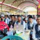 FOTO: Lautan jamaah padati ponpes An-Naqsyabandiyah. di Dusun Sorak Desa Bringin Tambelangan Sampang. @by_News9.id