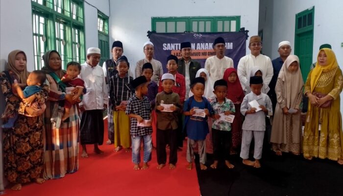Mengalirkan Kepedulian di Hari Asyura, Lazisnu MWCNU Omben Gelar Santunan untuk Anak Yatim