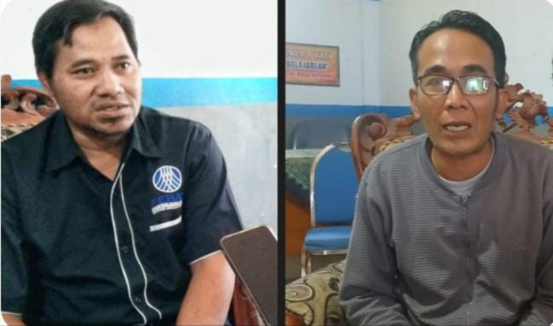 FOTO: Haji Abdul Rohim S.H, M.Si beserta Kepala Desa Tekung Aminulloh. @by_News9.id