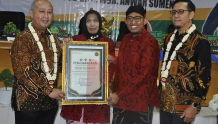 RSUD dr. Moh. Anwar Sumenep Raih Penghargaan Bintang Tiga