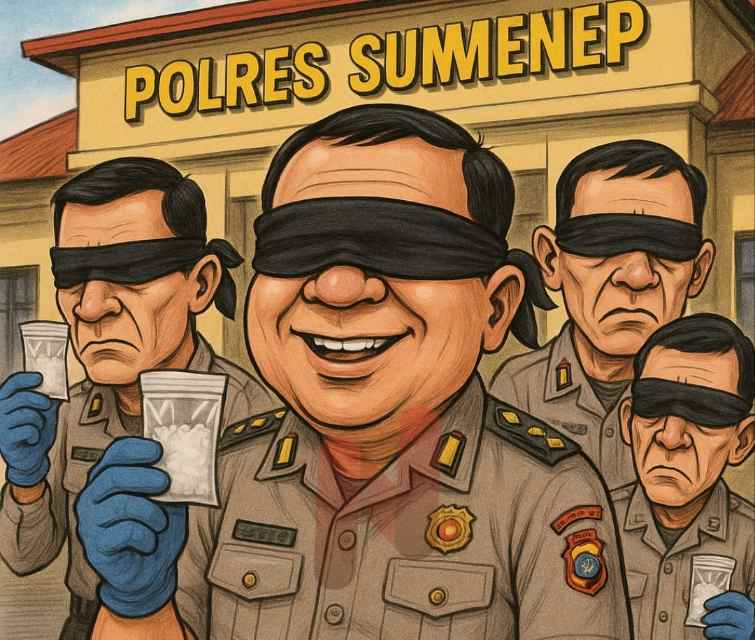 FOTO: (ilustrasi) Kapolri, Kapolda Jatim, hingga Kapolres Sumenep, dan Kapolsek untuk turun tangan memberantas peredaran Narkoba di Pulau Masalembu. @by_News9.id