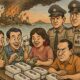 FOTO: (ilustrasi) Dugaan kuat keterlibatan dua oknum anggota Polsek Masalembu yang sudah jadi rahasia umum di tengah warga. @by_News9.id