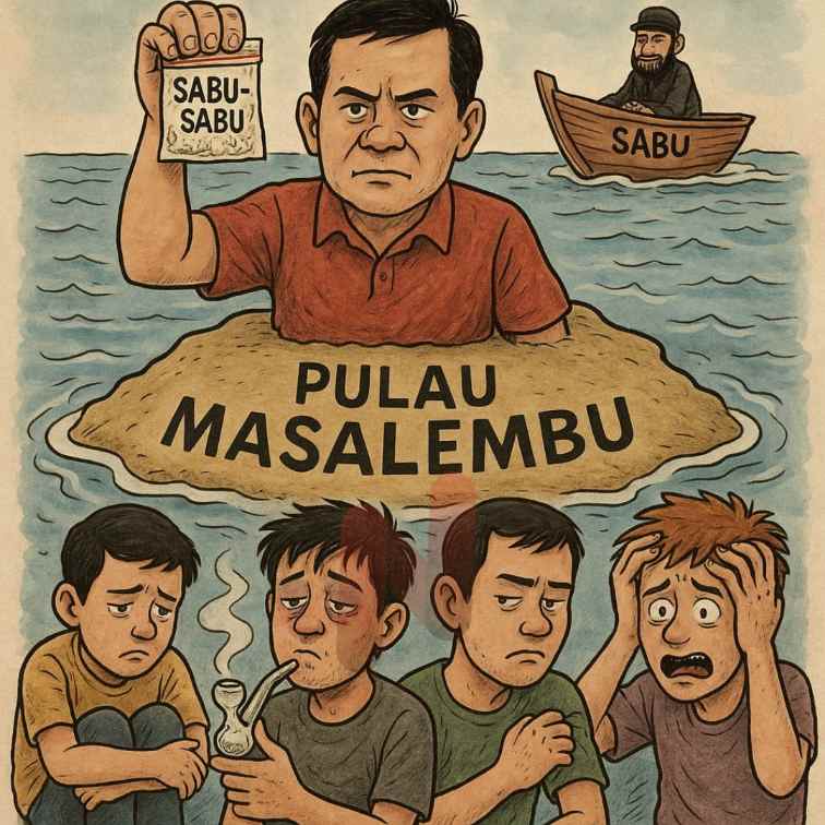 FOTO: (ilustrasi) wajah kelam Pulau Masalembu, dermaga sabu yang sunyi, tapi menyimpan ancaman yang tidak main-main. @by_News9.id