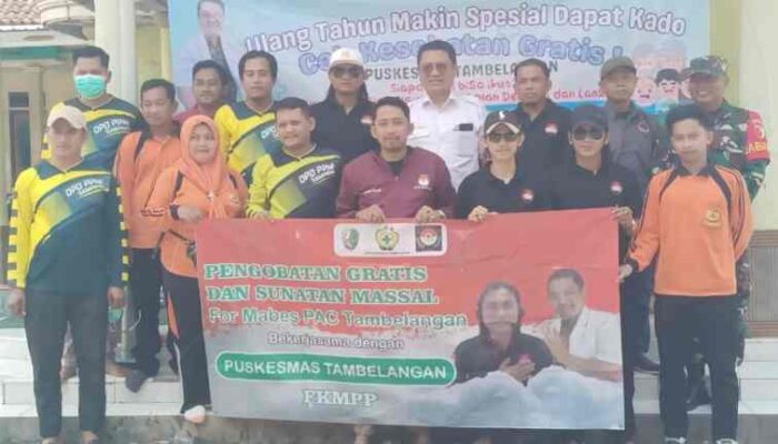 Puskesmas Tambelangan Gandeng Formabes dan Aliansi Gawat, Gelar Pengobatan Gratis di Pedesaan Sampang