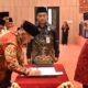 FOTO: Ketua DPRD Kabupaten Sumenep saat penandatanganan nota kesepakatan Kebijakan Umum Anggaran dan Prioritas Plafon Anggaran Sementara (KUA-PPAS) Tahun Anggaran 2026. @by_News9.id