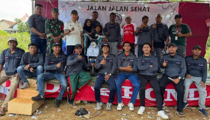Taruna Muda Pamolokan Rayakan HUT ke-1 dengan Jalan Sehat dan Doorprize Sepeda Listrik