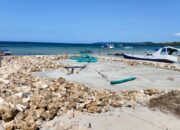 Proyek Tangkis Laut Rp200 Juta di Kangayan Diduga Diselewengkan