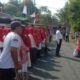 FOTO: Peserta Paguyuban Penyandang Disabilitas PDL Upacara pengibaran bendera merah putih HUT RI 80. @by_News9.id