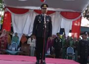 Kapolsek Krejengan Hadiri Upacara Penurunan Bendera HUT ke-80 RI