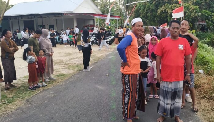 Semangat Kemerdekaan, Desa Lapa Loak Meriahkan HUT RI ke-80 dengan Jalan Sehat