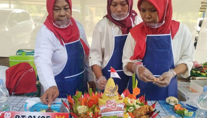 PT Garam Kalianget Rayakan HUT RI ke-80 dengan Lomba Hias Tumpeng