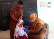 Antisipasi Penyebaran Campak dan Kanker Serviks, SDN Tambaagung Barat I Gelar Imunisasi