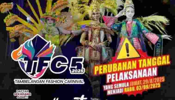 Tambelangan Fashion Carnival 2025 Diundur ke 3 September, Panitia Janji Lebih Meriah