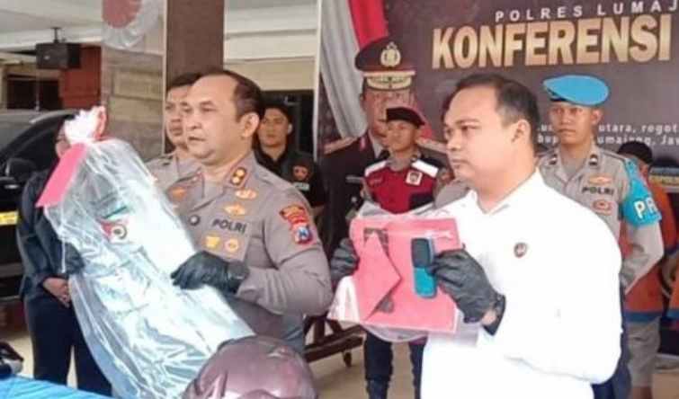 FOTO: Konfrensi Pers Mapolres Lumajang. @by_News9.id