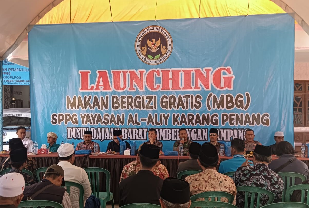 Upaya peningkatan kualitas sumber daya manusia Indonesia terus digencarkan. Forkopimcam Tambelangan bersama Yayasan Al-Aliy Karang Penang resmi meluncurkan Program Makan Bergizi Gratis (MBG)