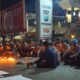 Aksi Lilin dan Doa di Lumajang untuk Alm. Afan, Ojol yang Tewas Tragis