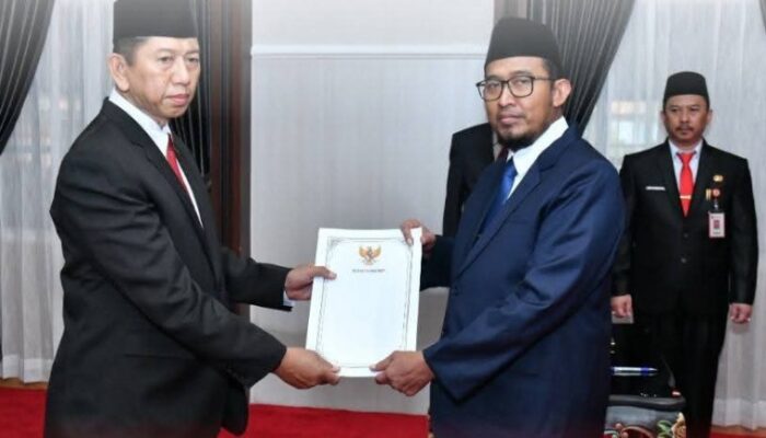 Bupati Fauzi Lantik Syahwan Efendi sebagai Pj Sekda Sumenep