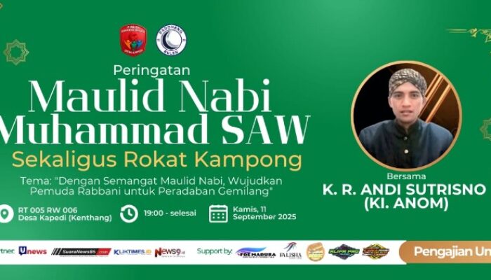 Pererat Ukhuwah dan Tradisi Lokal, Pemuda Kapedi Akan Gelar Maulid Nabi & Rokat Kampong