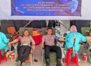 Polres Sampang Peduli, Gelar Aksi Donor Darah Semarakkan HUT Lantas ke-70