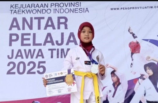 Siswa SDN Tompokersan 03 Lumajang Raih Juara 2 Kejuaraan Provinsi Taekwondo Indonesia Antar Pelajar Jatim 2025