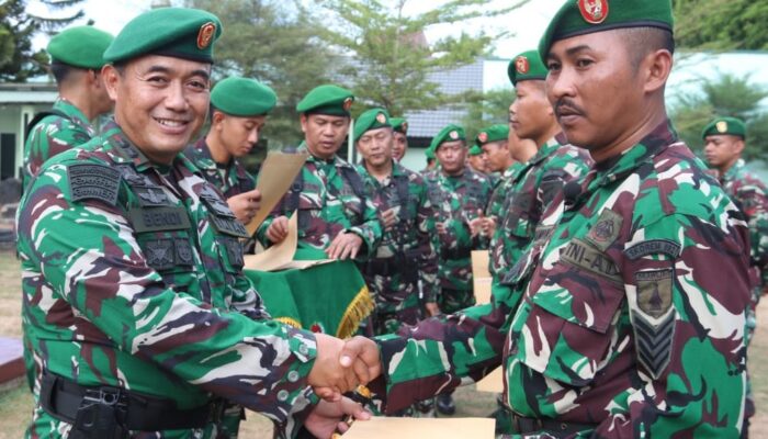 Kodim 0827/Sumenep Gelar Korp Raport, 12 Prajurit Pindah Satuan