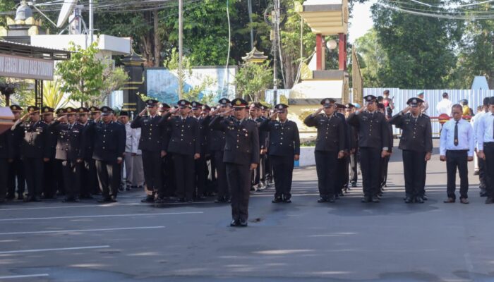 Polres Lumajang Gelar Upacara Hari Kesaktian Pancasila, Momentum Perkuat Persatuan dan Nilai Kebangsaan
