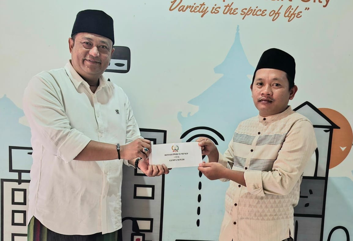 Teladani Semangat Gotong Royong, PWRI Sumenep Bantu Korban Gempa Sapudi