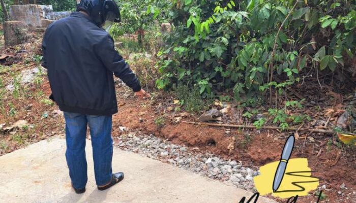 Prasasti Proyek Rabat Beton Pokir DPRD Sumenep Hilang, Disnaker Amburadul Soal Pengawasan