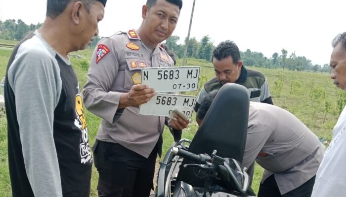 Motor Hasil Curas Ditemukan di Tengah Sawah, Polisi Kantongi Jejak Pelaku