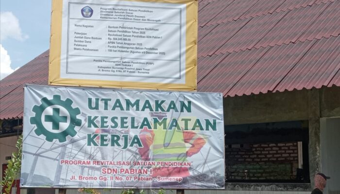 Diduga Jadi Bancakan, Proyek Revitalisasi Sekolah di Sumenep Sarat Aroma Permainan Anggaran