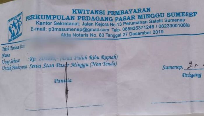 Pasar Minggu Sumenep Diduga Jadi Ladang Pungli Berkedok UMKM