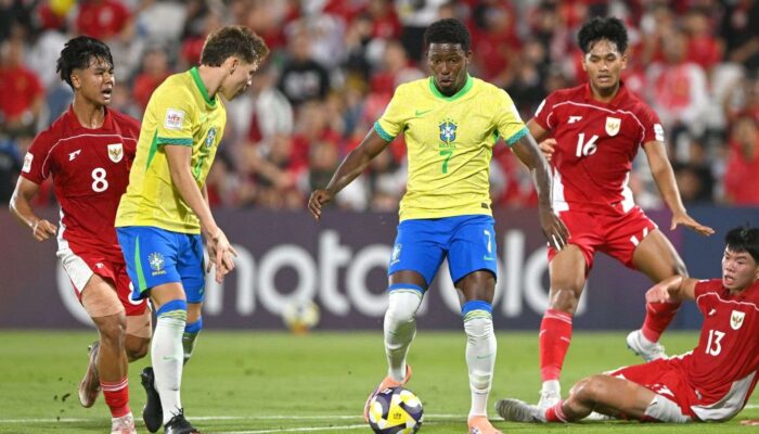 Timnas U-17 Indonesia Dibantai Brasil 0-4, Harapan Lolos Makin Menipis