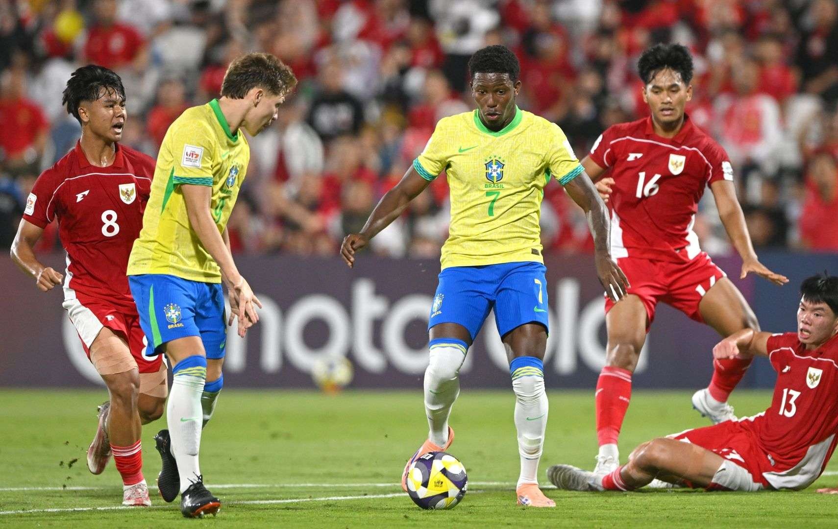 Timnas U-17 Indonesia Dibantai Brasil 0-4, Harapan Lolos Makin Menipis