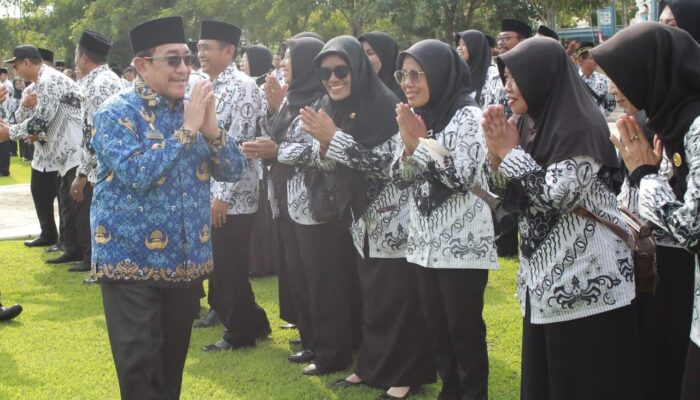 Momentum HGN & HUT KORPRI, Wabup Sumenep Puji Dedikasi Guru