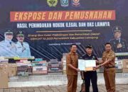 Rokok Tanpa Cukai dan MMEA Ilegal Dimusnahkan, Kerugian Negara Berhasil Dicegah