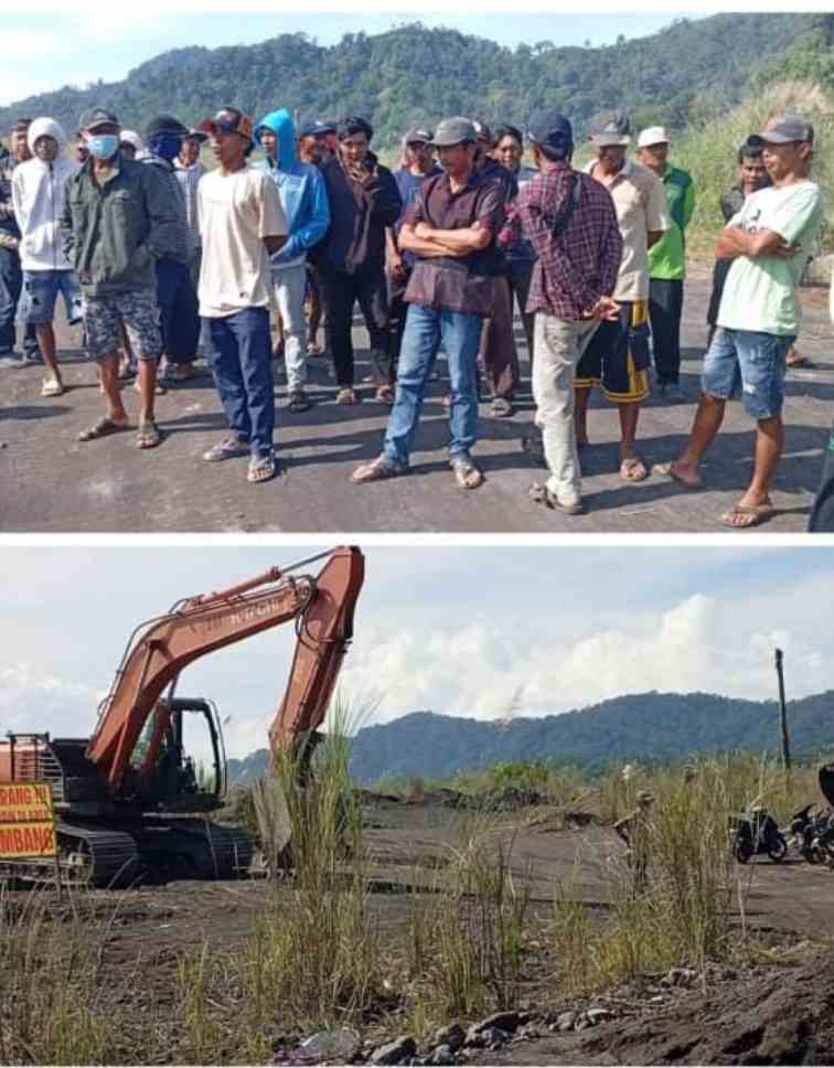 Warga Tuntut Penutupan Ijin Penambangan Pasir Galian C di Kamar Kajang Desa Sumber Wuluh