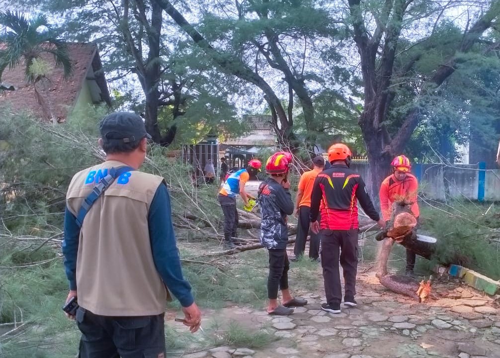 BPBD Bergerak Cepat Tangani Dampak Angin Kencang di Sampang