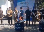 Negara Hadir, 36 Ribu Batang Rokok Ilegal Dimusnahkan di Sampang