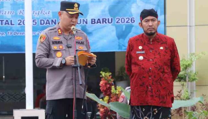 Apel Pasukan Operasi Lilin Semeru 2025 Siap Amankan Natal dan Tahun Baru