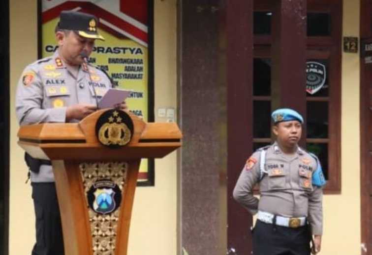 366 Personel Gabungan Disiagakan Polres Lumajang Dalam Gelar Apel Operasi Lilin Semeru 2025