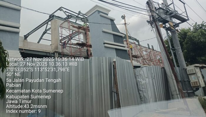 Pembangunan Gedung Kejari Sumenep Molor, CV A.O Utama Terancam di Blacklist