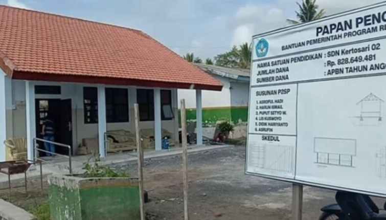 Diduga Proyek Siluman, SDN Kertosari 02 Pasrujambe Disorot