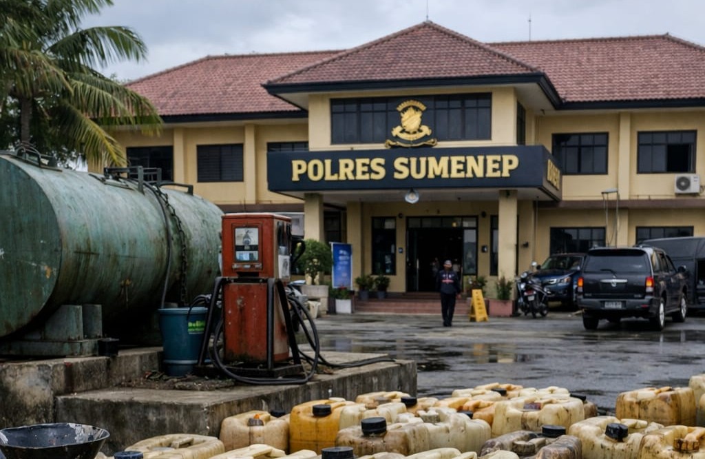 Aroma Busuk Solar Subsidi Kian Menyengat di Polres Sumenep