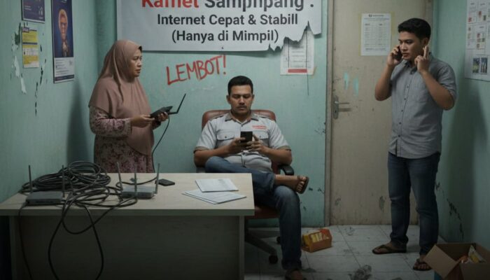 Pelanggan Kafanet di Sampang Mengeluh, Jaringan Internet Mati Total Dua Hari
