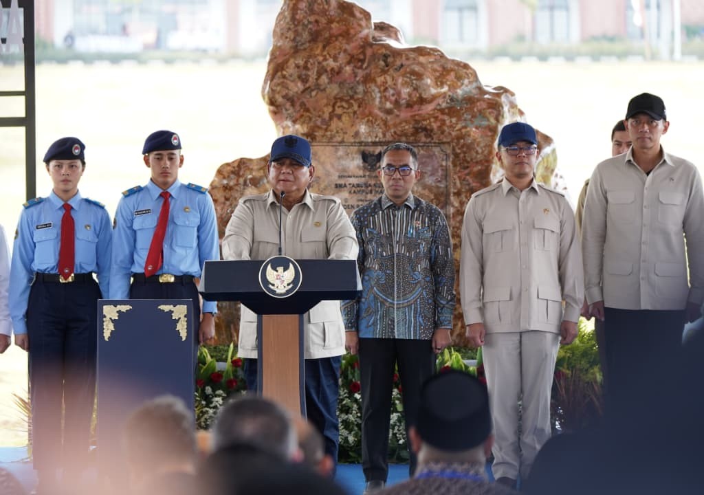 Bersama Prabowo Dalam Peresmian SMA Taruna Nusantara Malang, Menko AHY Dorong Penguatan Pendidikan Strategis