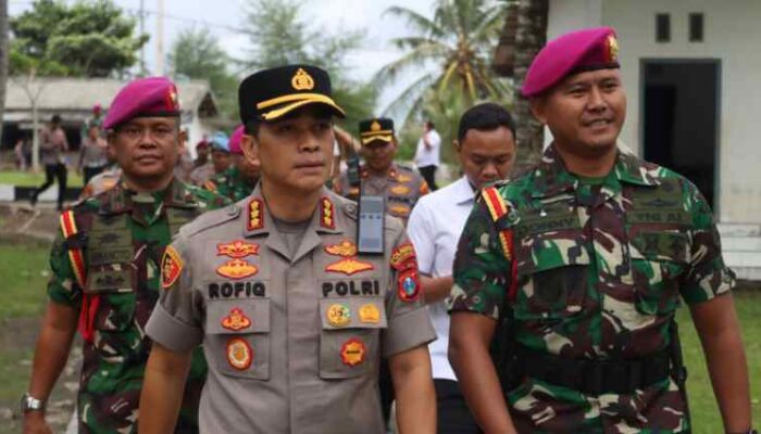 Kapolresta Banyuwangi Kunjungi Puslatpurmar 7 Lampon Sebagai Bentuk Sinergitas TNI-Polri