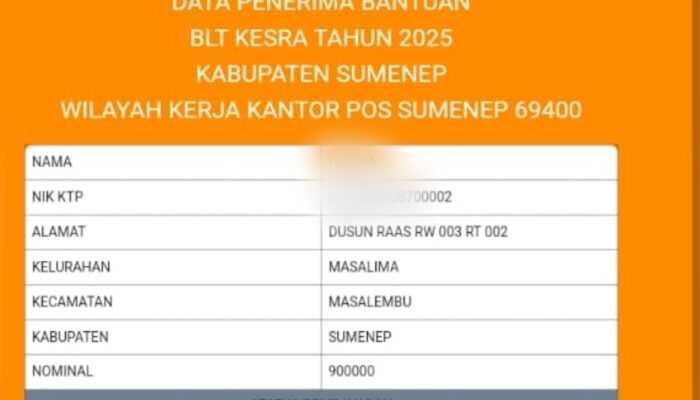 Warga Masalima Sumenep Terdata BLT Kesra, Uang Tak Pernah Diterima