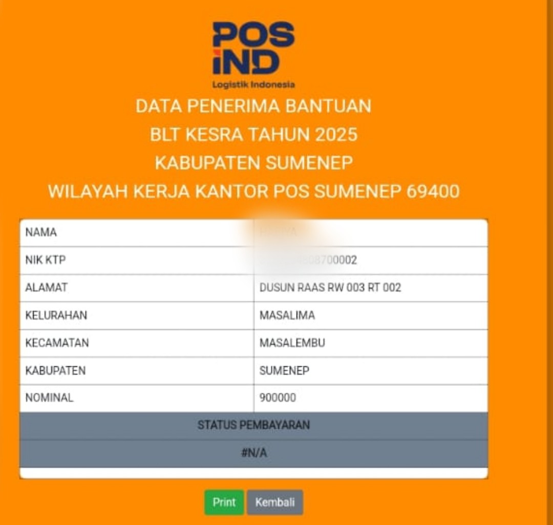 Warga Masalima Sumenep Terdata BLT Kesra, Uang Tak Pernah Diterima