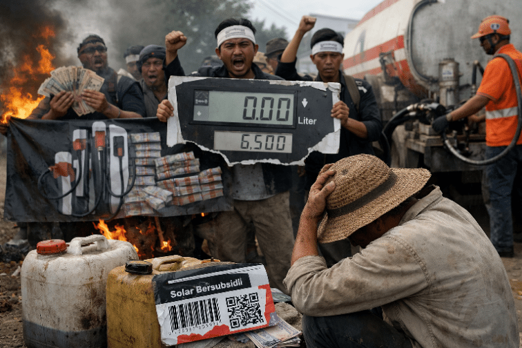 5 Tuntutan TMI Sumenep Bongkar Skandal Barcode BBM Petani Dibegal