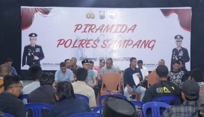 Polres Sampang Perkuat Sinergi Lewat Ngopi Bareng Wartawan